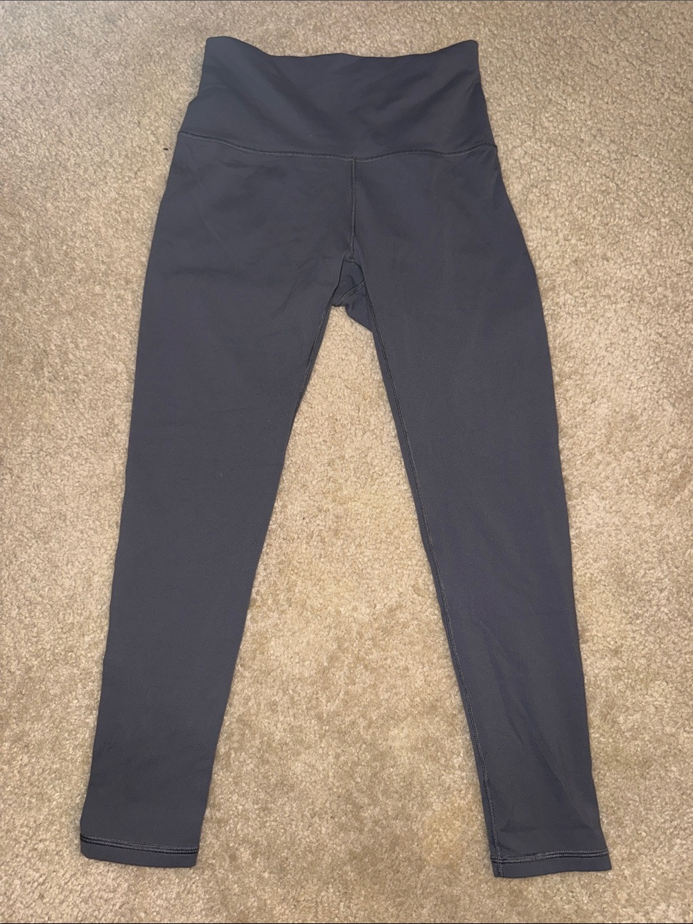 High-Waist Women’s Leggings in Charcoal Gray